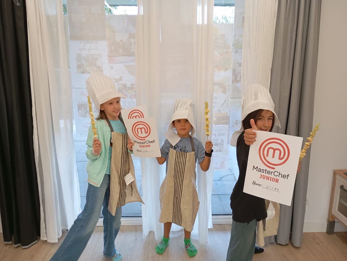 cocinando en inglés en green school academy